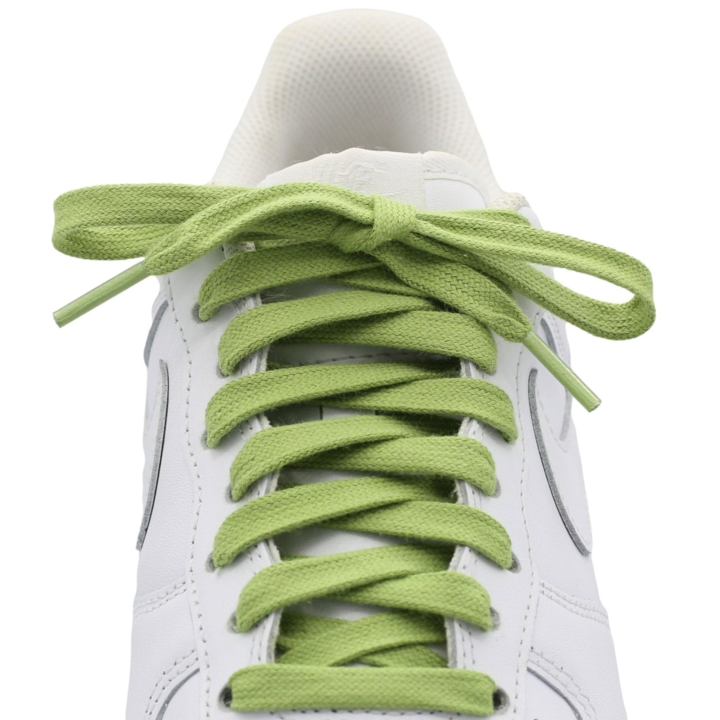 Flat Cotton Shoe Laces Matcha