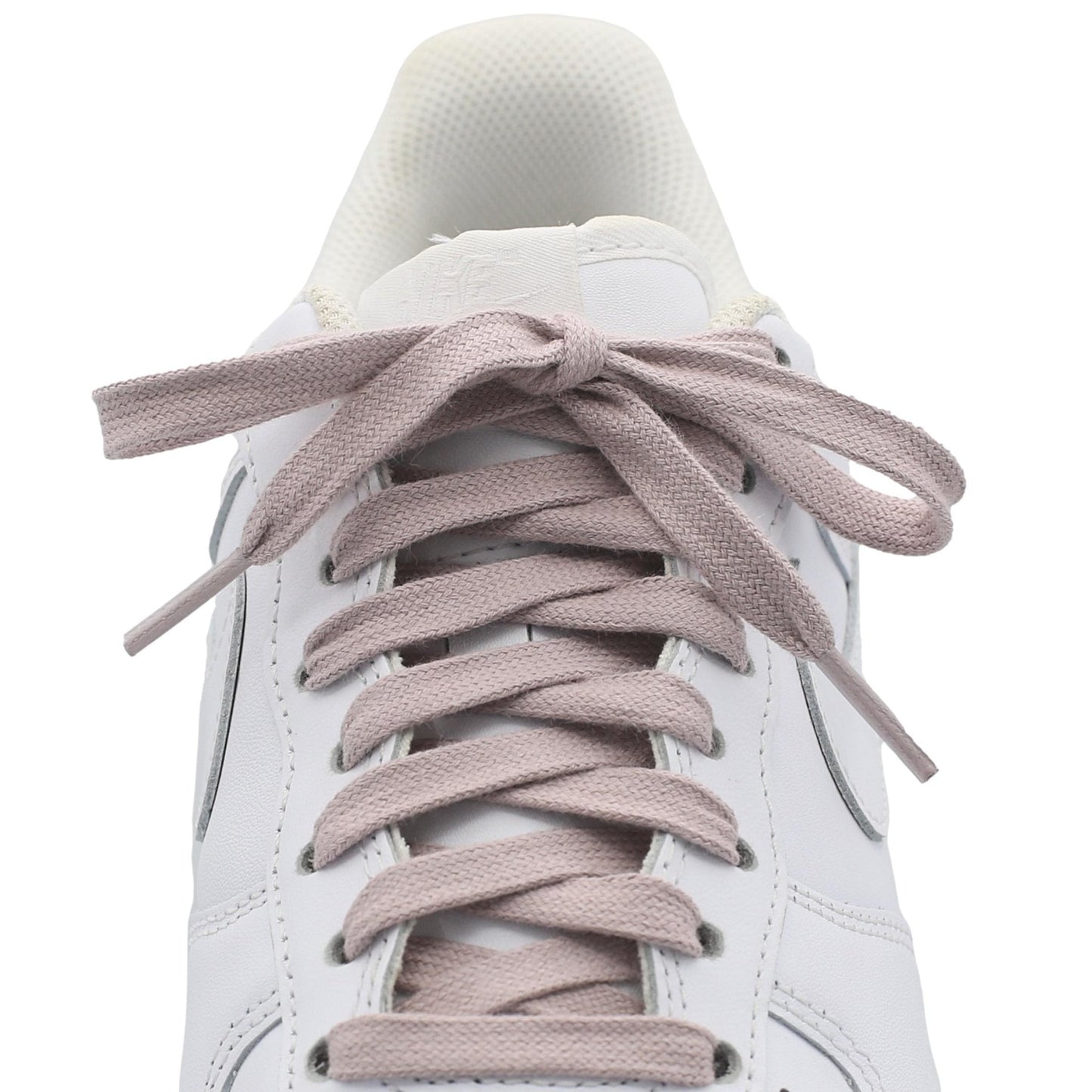 Flat Cotton Shoe Laces Mauve