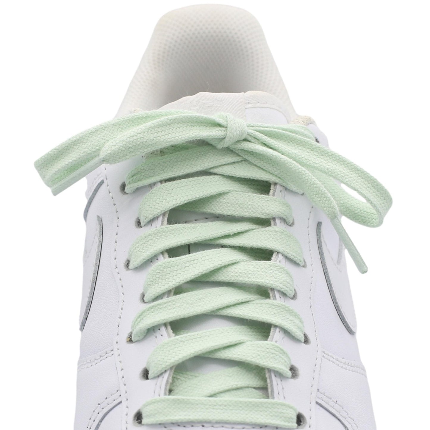 Flat Cotton Shoe Laces Seafoam