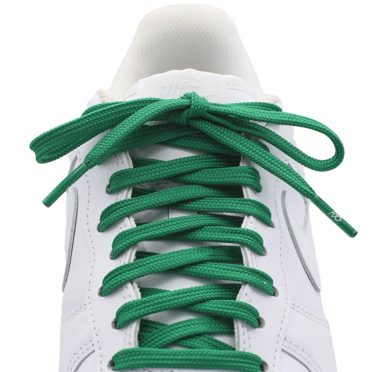 Flat Shoe Laces Green