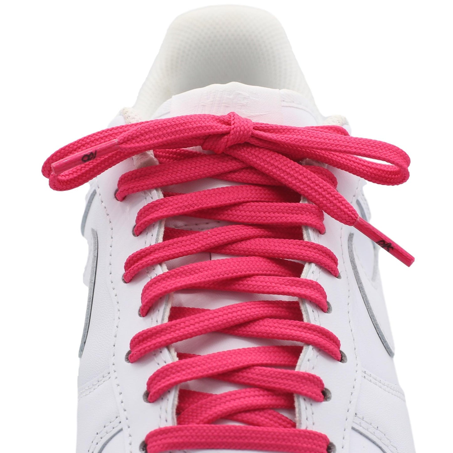 Flat Shoe Laces Pink Dark